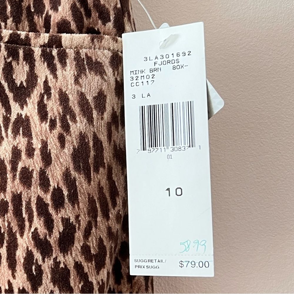 NWT cheetah print pants - Picture 6 of 6